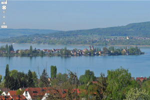 Die Insel Reichenau im
                                          Untersee des Bodensee