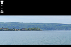Blick von Allensbach auf
                                          die Insel Reichenau, Untersee,
                                          schweizer Ufer und H�ri