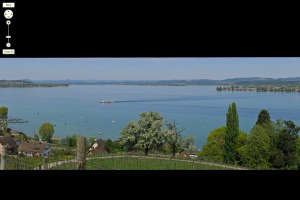 Blick vom Schloss
                                          Arenenberg auf den Untersee