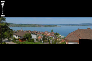 Blick von Berlingen auf
                                          H�ri und Untersee
