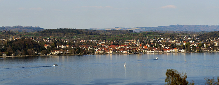Der
Überlinger See von Wallhausen
aus Der Überlinger See von
Wallhausen aus