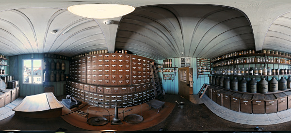 Kugelpanorama
                                            Radolfzell Stadtmuseum 'Alte
                                            Stadtapotheke'
                                            Kr�uterkammer