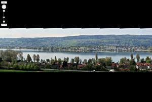 Die Reichenau von
                                          Allensbach aus gesehen