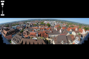 Radolfzell am Bodensee
                                          vom M�nsterturm aus
                                          Blickrichtung Nord