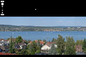 Blick von oberhalb
                                          Wallhausen �ber den
                                          �berlingersee des Bodensee